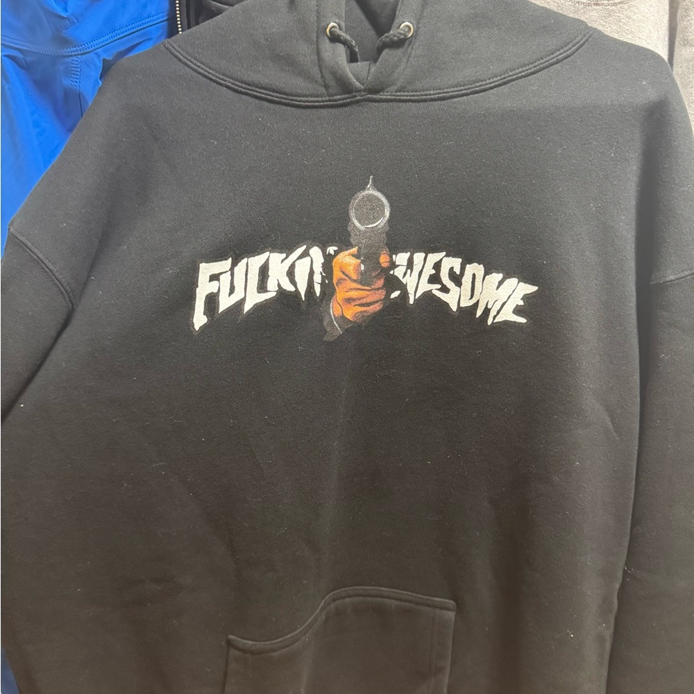Black FA Gun Hoodie